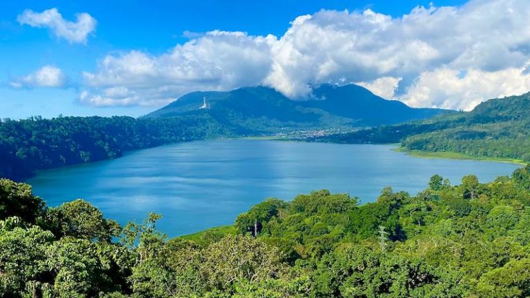 twin lake view point not far from celukan bawang port